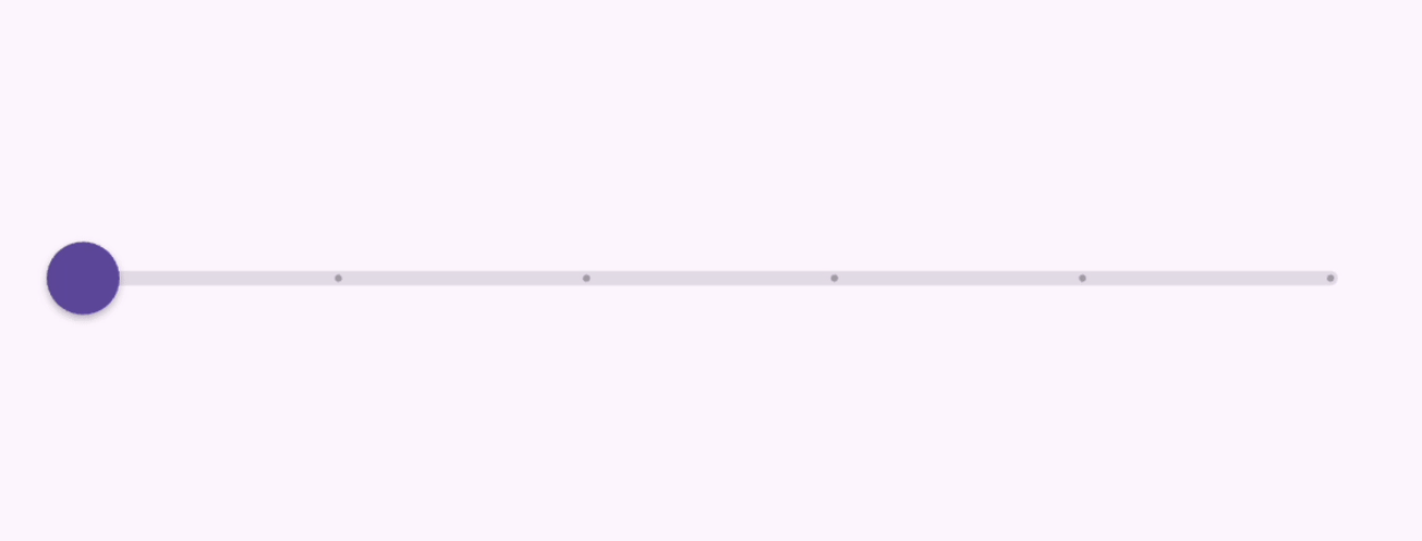一個滑桿的 GIF,滑桿把手以 1 為單位從 0.0 向右拖曳到 5.0