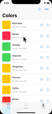 iOS 上頁面轉場時導覽列的動畫過渡