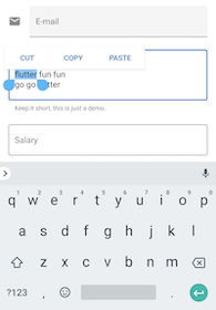 適用於 Android 的文字工具列