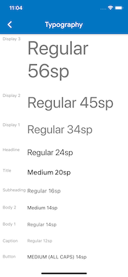 iOS 上 San Francisco 字型排印比例