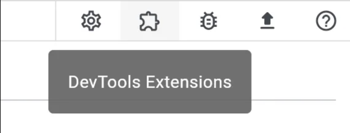 DevTools 擴充套件選單按鈕