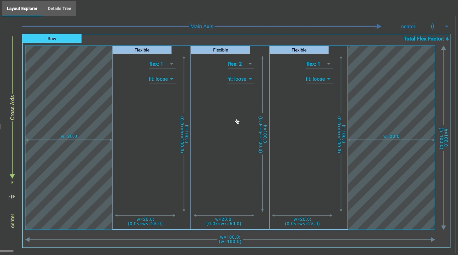 Layout Explorer 變更 fit