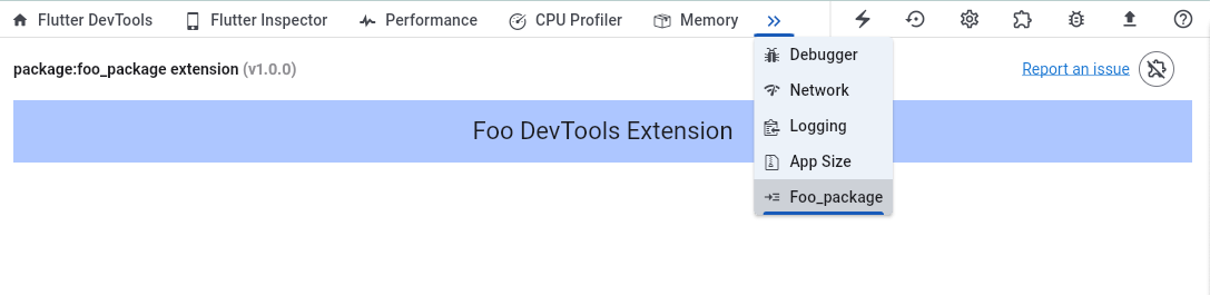 Example DevTools extension for package:foo_package DevTools 擴充功能範例