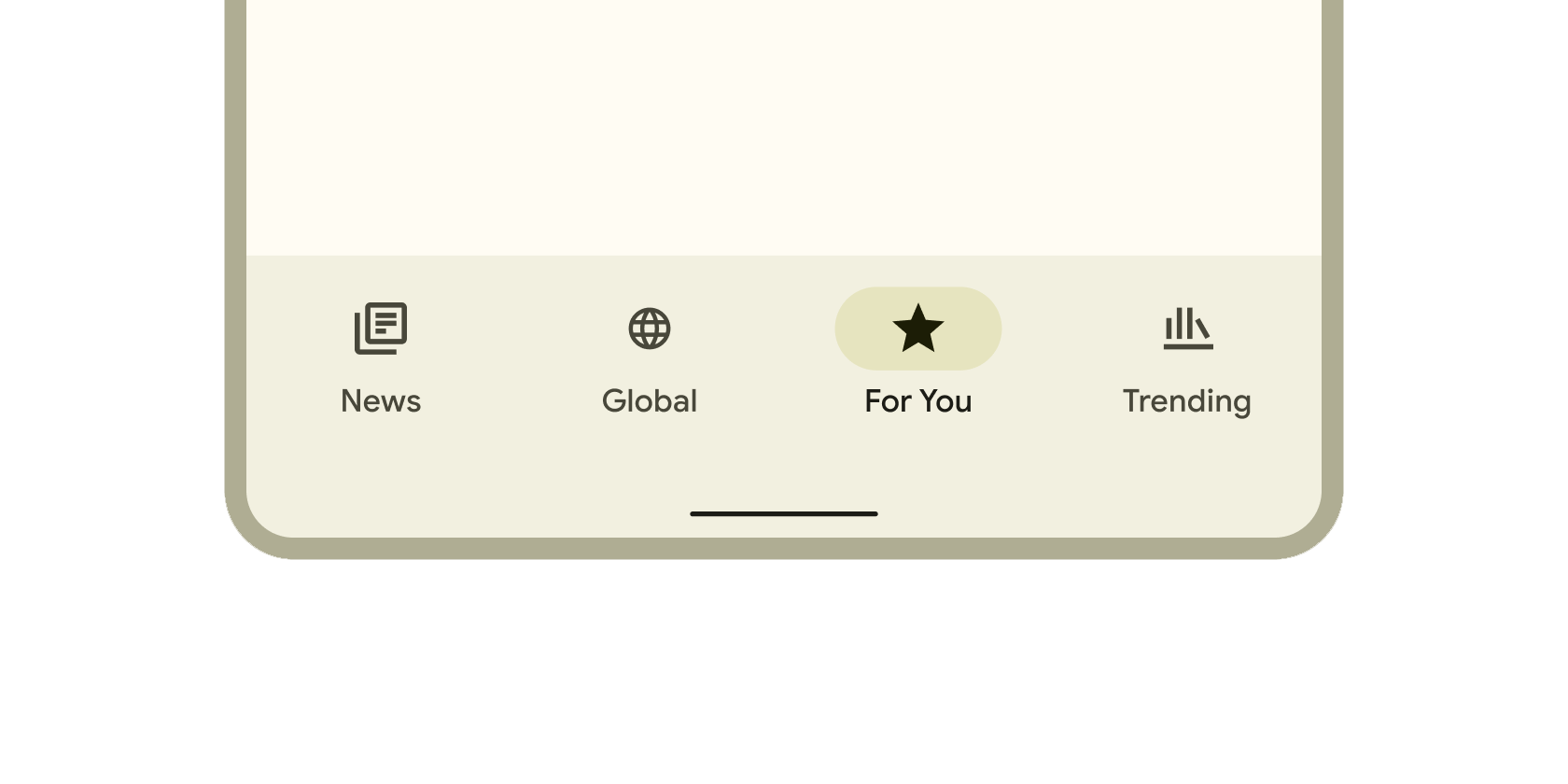 Rendered image or visualization of the NavigationBar widget.
